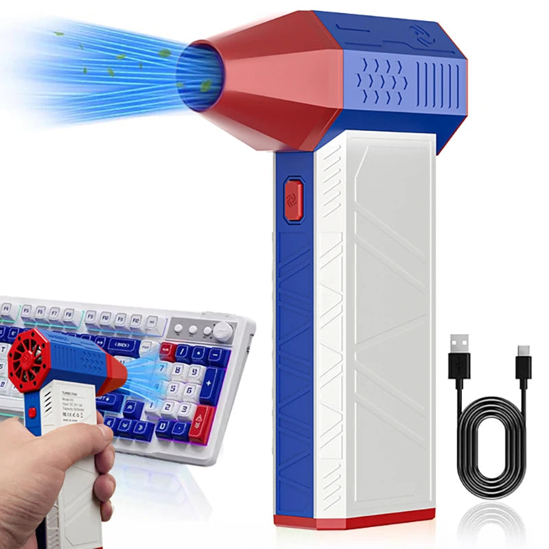 3Nd Generation X3 Violent Blower Mini Turbo Jet Fan Handheld Brushless Motor 130,000 RPM Wind Speed 52M/S Industrial Duct Fan